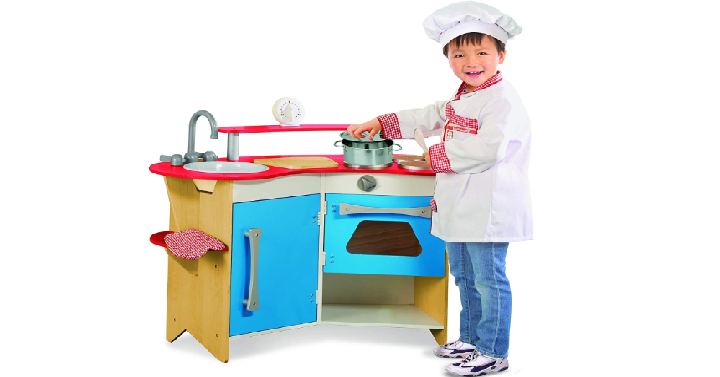 Melissa & Doug Cook’s Corner Wooden Pretend Play Toy Kitchen Only $59.99 Shipped! (Reg. $130)