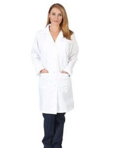 Natural Uniforms Unisex 40 inch Lab Coat, White as low as $9.79!