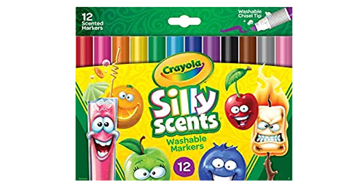 Crayola Silly Scents, Washable Scented Markers, 12 Ct – Just $3.99! Stock up price!