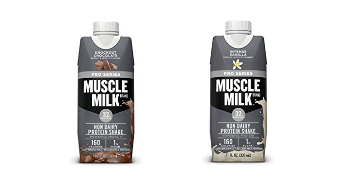 Muscle Milk Pro Series Protein Shake – 12 Count – Just $13.53!