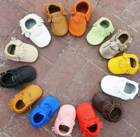 Leather Baby Moccasins – Only $10.99!