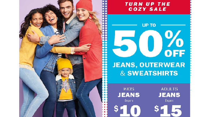 Old Navy: Adult Jeans for Only $15, Kids for Only $10!