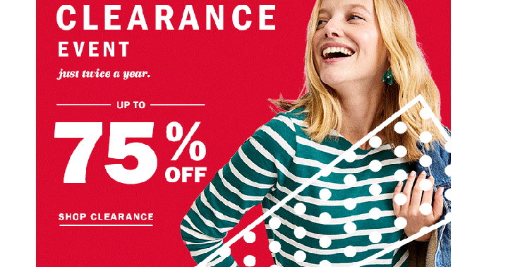 Old Navy Epic Clearance Event! Take up to 75% off Clearance Items +Extra 20% off! Today Only!