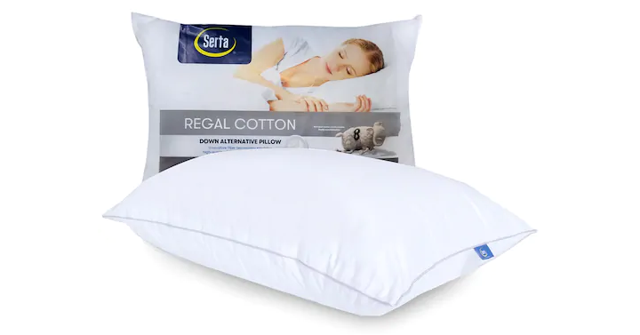Kohl’s 30% Off! Spend Kohl’s Cash! Stack Codes! FREE Shipping! Serta Regal Cotton Pillow – Just $4.74!