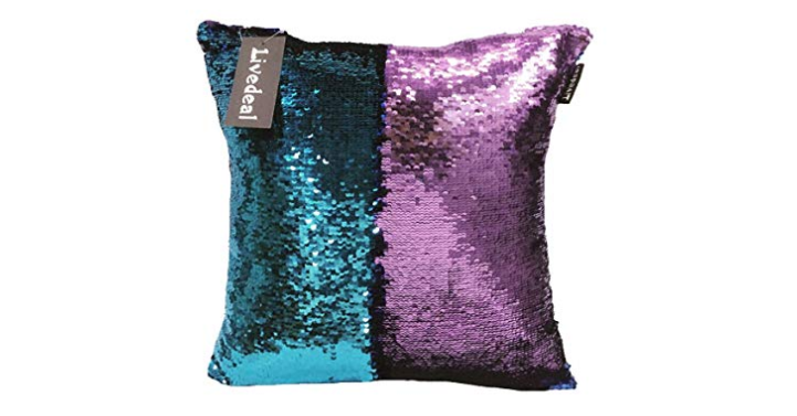Livedeal Reversible Sequins Mermaid Pillow Cases Only $5.81 Shipped! Over 20 Colors to Choose From!