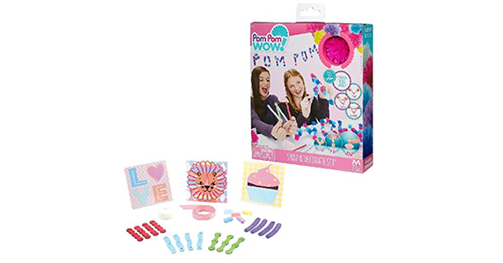Pom Pom Wow! Snap & Decorate Set – Just $3.33! Over 70% Off! Gift stash idea!