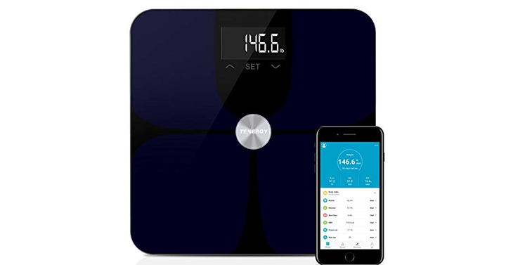 Tenergy Vitalis Body Fat Scale, High Precision Smart APP, BMI Scale – Just $23.99!