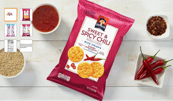 Sweet & Spicy Chili Quaker Rice Crisps, Pack of 12 Just $14.81!