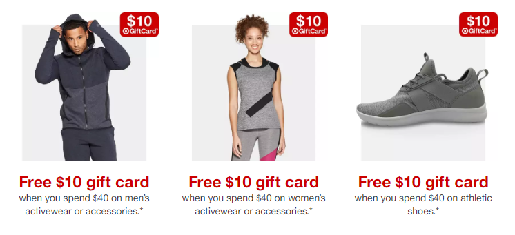 FREE $10 Gift Card With $40 Activewear or Sneaker Purchase!!