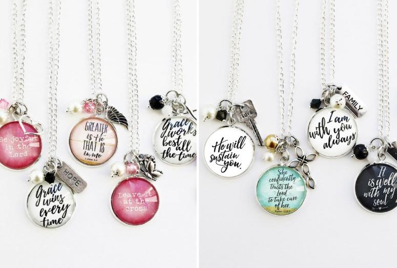 Scripture Inspired Pendants – Only $6.99!