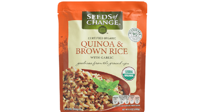 Hurry! Seeds of Change Organic Quinoa & Brown Rice 8.5OZ (1PK) for FREE!