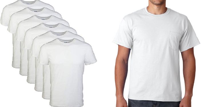 Gildan Men’s Crew T-Shirt (6 Pack) Only $10.50 Shipped! That’s Only $1.75 Each!