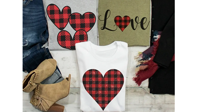 Love Plaid Tees from Jane – Just $13.99! 3 Styles Available!