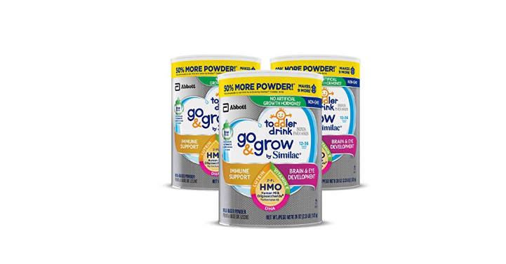 Go & Grow by Similac (3 Packs) 40% off Coupon! Get Yours Now!