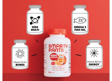 SmartyPants Kids Complete Daily Gummy Vitamins – Only $11.59!