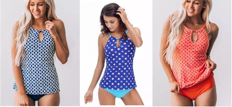 Printed Tankini Suit – Only $26.99!