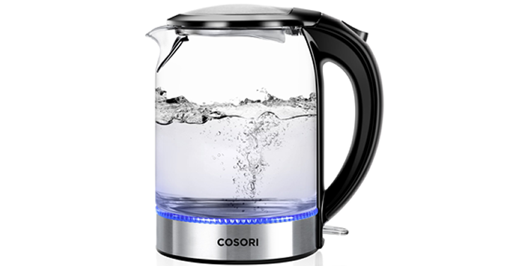 COSORI 1.7L Cordless Electric Kettle – Just $29.99! Highly Rated!