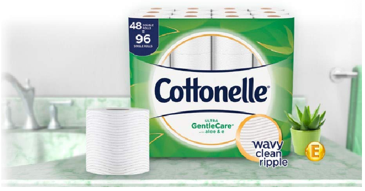 Cottonelle Ultra GentleCare Toilet Paper (48 Double Rolls) Only $16.99 Shipped!