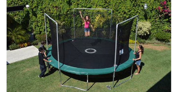 Bounce Pro 15-Foot Trampoline, with Electron Shooter Game Only $214.98!