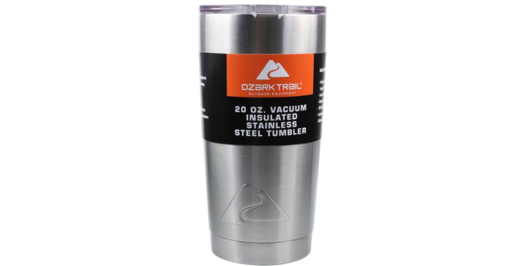 Drinks on the go? Get the Ozark Trail 20-Ounce Double-Wall Vacuum-Sealed Tumbler – Just $6.74!