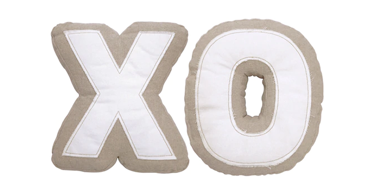 Kohl’s 30% Off! Spend Kohl’s Cash! Stack Codes! FREE Shipping! Valentine’s Day Shaped XO 2-pack Throw Pillow Set – Just $12.59!