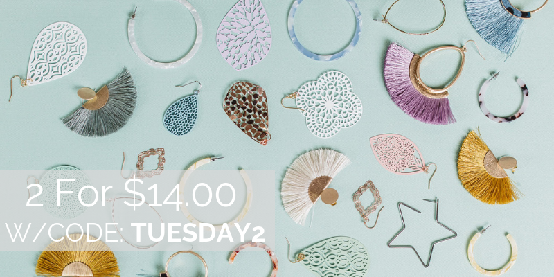 Cents of Style – 2 For Tuesday – CUTE Earrings – 2 for $14.00! FREE SHIPPING!