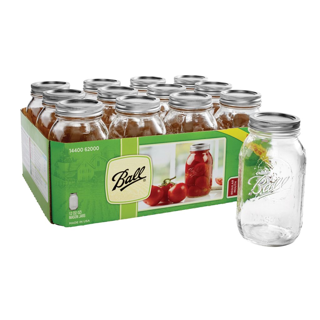 Ball Quart Mason Jars With Lids and Bands, 12-ct Just $10.26!