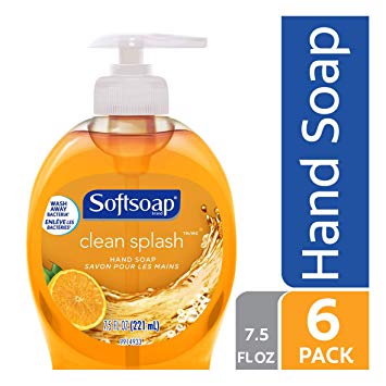 Softsoap Clean Splash Liquid Hand Soap, 7.5 oz, Pack of 6—$4.73!