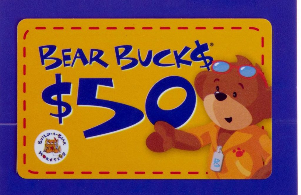 Build-A-Bear $50 Gift Card Just $40! LIGHTNING DEAL—ACT FAST!!