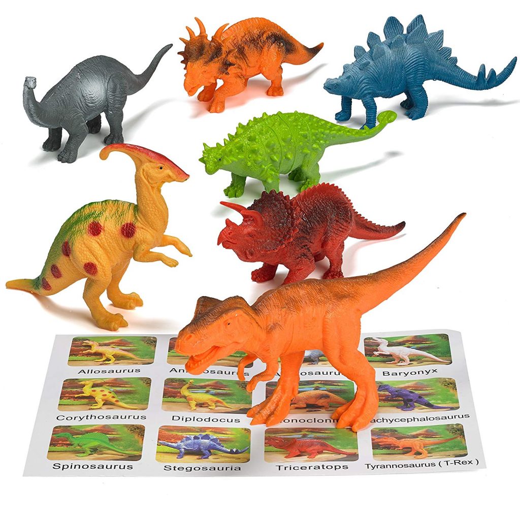 Pack of 12 7″ Plastic Dinosaurs Only $16.99!!