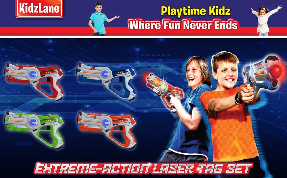 Kidzlane Infrared Laser Tag for 4 People Just $54.99!