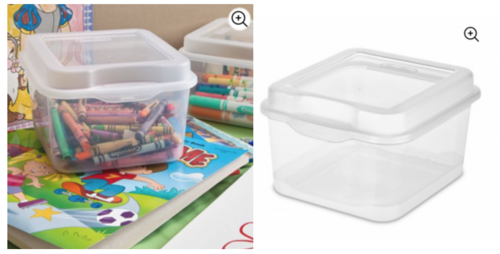 Sterilite Fliptop Box Clear Storage Container 12-Pack Just $11.52!