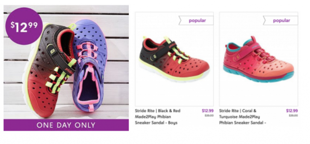 Stride Rite Phibian Sneaker Sandals Just $12.99 Today Only! (Reg. $35.00)