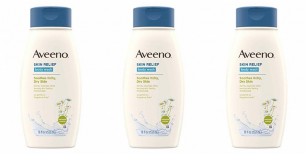 Aveeno Skin Relief Body Wash 3-Pack Just $7.49 As Add-On Item!