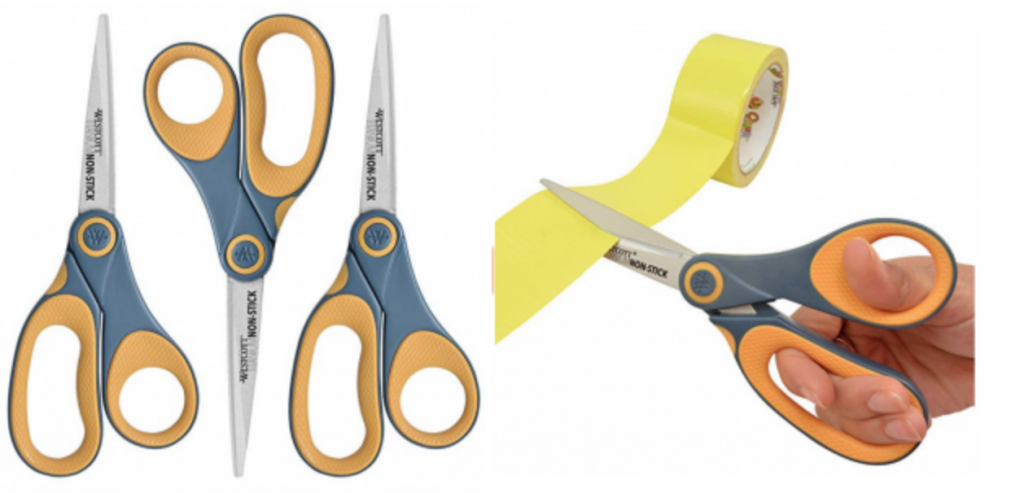 Westcott 8″ Titanium Scissors, 3-Pack Just $8.90! (Reg. $39.95)