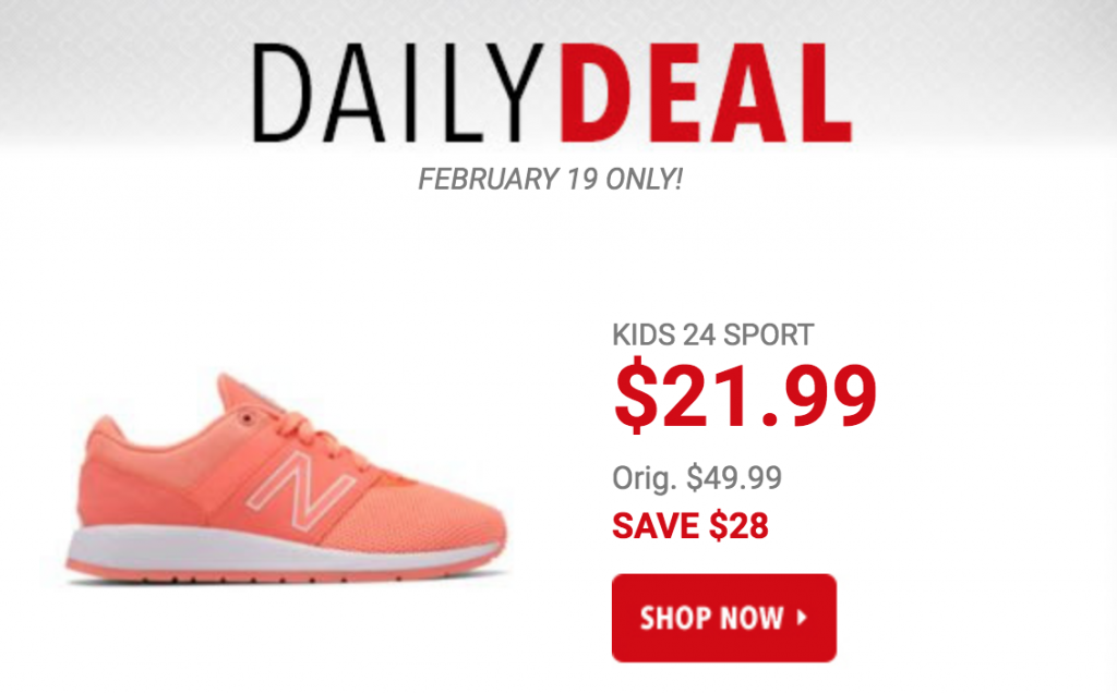 Kids 24 Sport New Balance Sneakers Just $21.99! (Reg. $49.99)