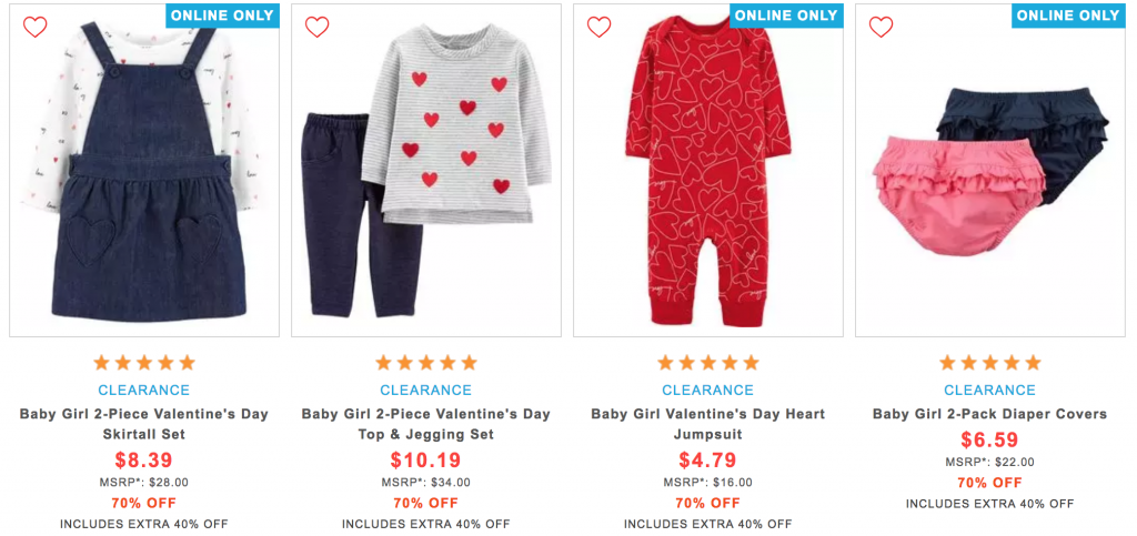 Take An Extra 40% Off Clearance Today Only At Carters!