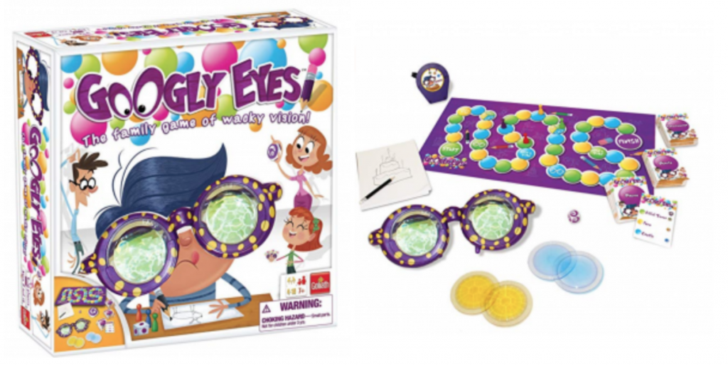 Googly Eyes Game A Family Drawing Game with Crazy, Vision-Altering Glasses Just $8.88!
