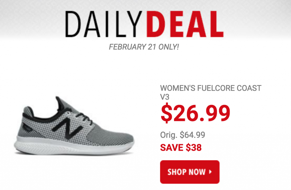 Women’s FuelCore Coast v3 Running Shoes Just $26.99 Today Only! (Reg. $64.99)