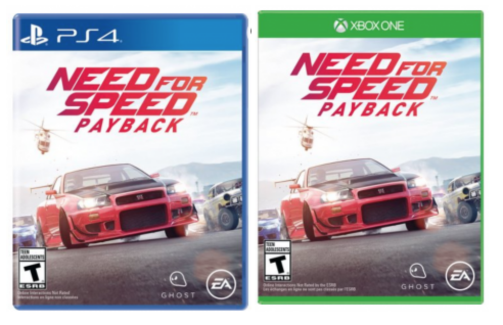 Need for Speed Payback On PS4 & Xbox One Just $9.99! (Reg. $59.99)