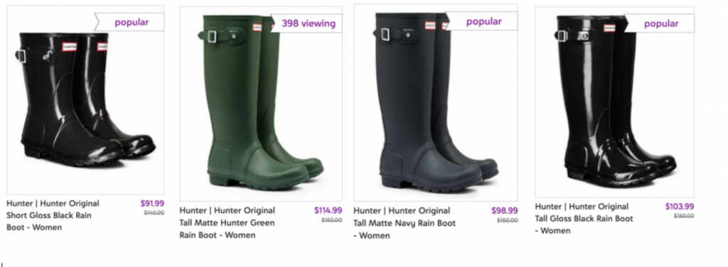 HOT! Zulily: Featuring Hunter Boots At Up To 30% Off!