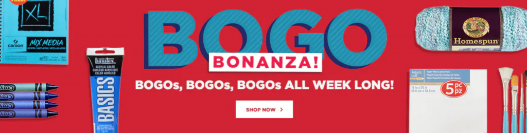 Michaels Arts & Crafts BOGO Bonanza! All Wall Frames, Floating Shelves & More Are Buy One Get One FREE!