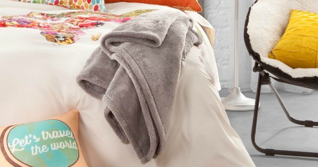 Threshold Fuzzy Blanket Throw Only $10.49!