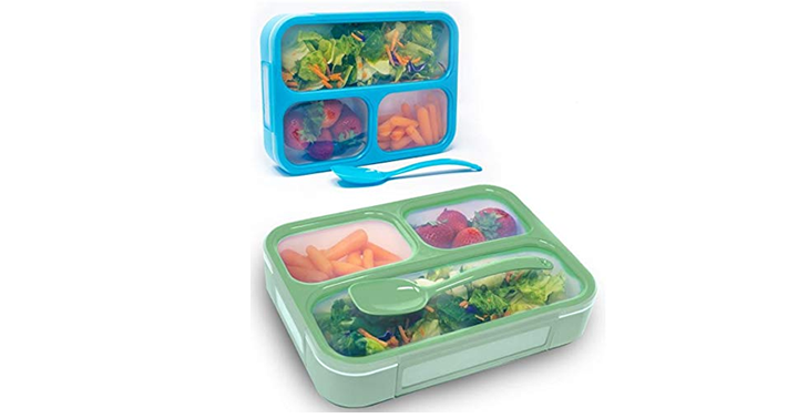 Bizz Bento Lunch Boxes w/Spoon (2-Pack) – Just $16.37! 40% off! Such a good idea!