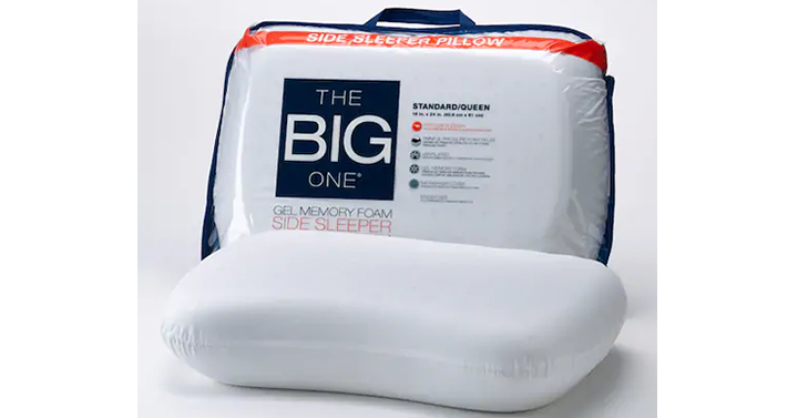 LAST DAY! ENDS TONIGHT! Kohl’s 30% Off! Spend Kohl’s Cash! Stack Codes! FREE Shipping! The Big One Gel Memory Foam Side Sleeper Pillow – Just $13.99!