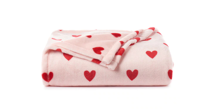 Kohl’s 30% Off! Earn Kohl’s Cash! Stack Codes! FREE Shipping! The Big One Supersoft Plush Throw – Just $13.99! Last minute valentine!