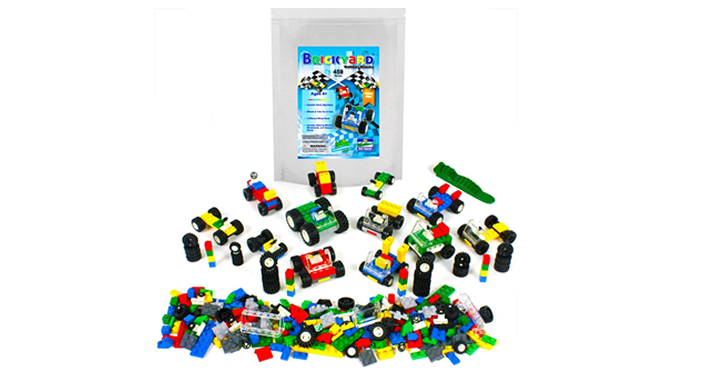 Brickyard Building Blocks Wheels, Tires, and Axles – 459 Pieces Building Bricks Compatible Set Includes Steering Wheels, Windshields, and Colorful Brick Building Chassis Pieces – Just $26.21!