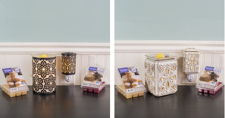 Better Homes and Gardens 4 Piece Wax Warmer Gift Set Only $14.74!
