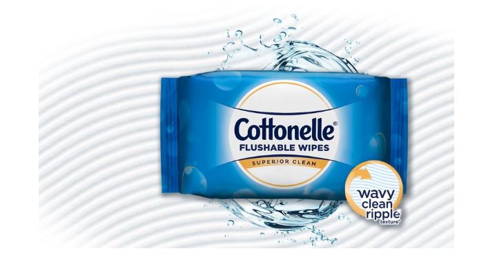 Cottonelle FreshCare Flushable Wipes Alcohol Free, 336 Wet Wipes Only $9.55 Shipped!