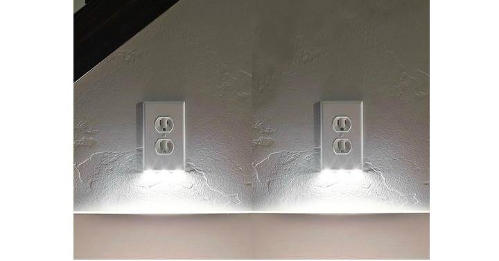 Outlet Cover with Built-In LED Night Light (4 Pack) Only $17.99 Shipped!